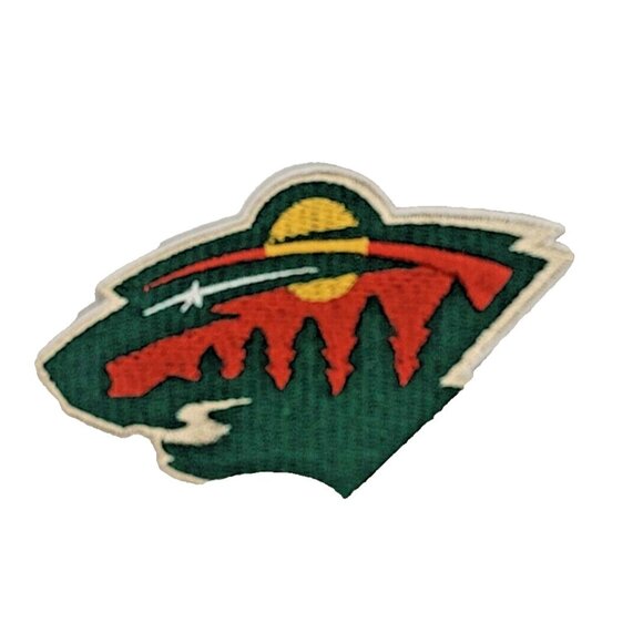 Unbranded Other - Minnesota Wild NHL Team Logo Embroidered 3in Iron / Sew-On Patch